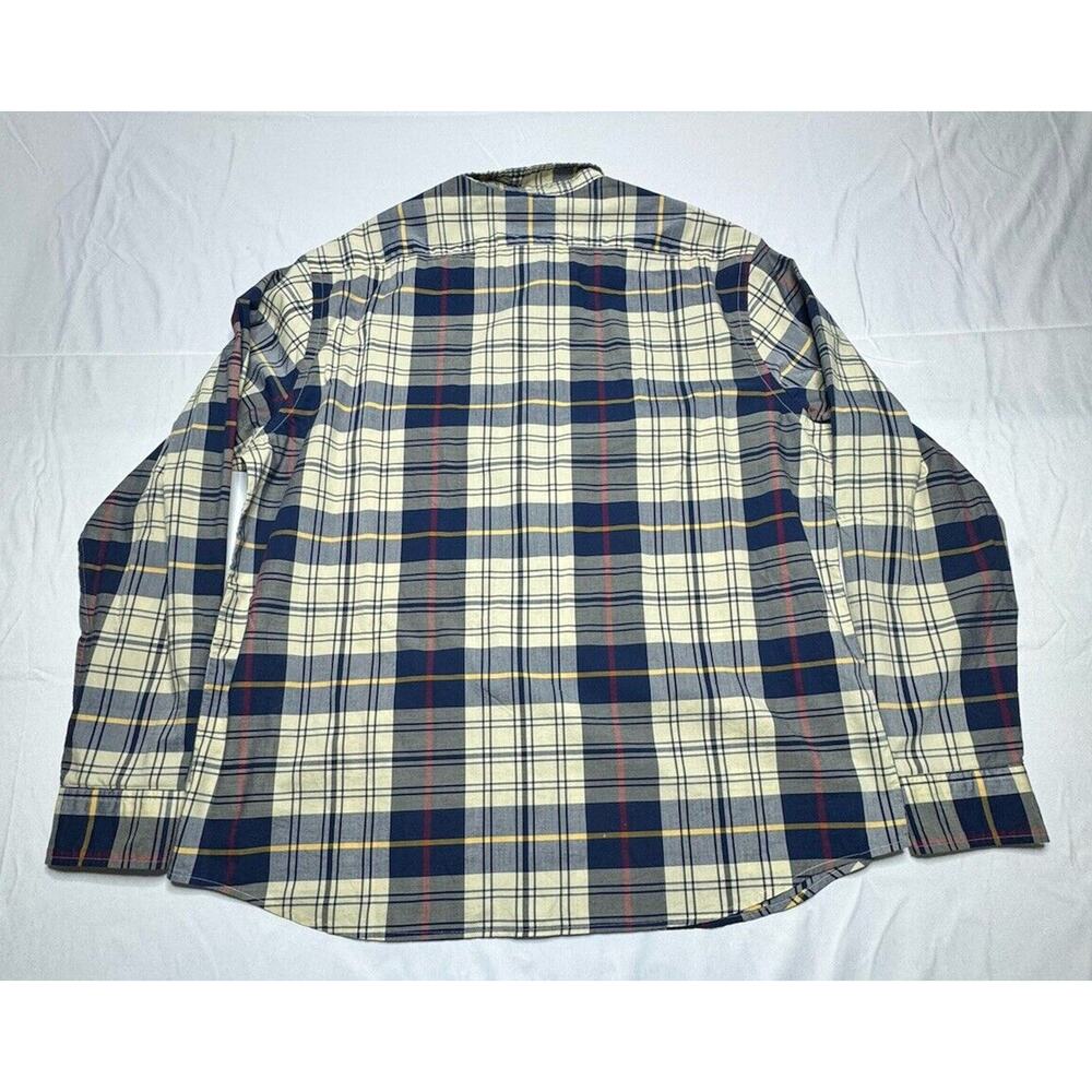 NWT Banana Republic Men's Long Sleeve Blue Plaid Button Up Shirt - Size XL - Picture 2 of 4